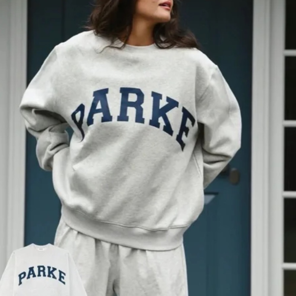 Parke Women's Gray Sweatshirt Large